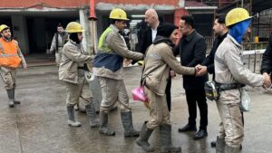 GMİS YÖNETİCİLERİ MADENCİYLE BAYRAMLAŞTI