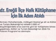 2 BİN M2’LİK YENİ KÜTÜPHANE KIRMACI’YA YAPILACAK