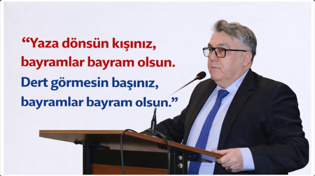 REKTÖR ÖZÖLÇER’DEN BAYRAM MESAJI…