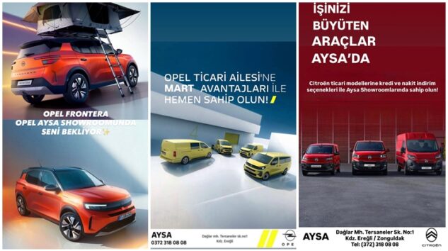 MART AYI FIRSATLARI AYSA OTOMOTİV’DE!..