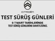 AYSA CITROEN TEST SÜRÜŞ GÜNLERİNE DAVETLİSİNİZ