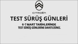 AYSA CITROEN TEST SÜRÜŞ GÜNLERİNE DAVETLİSİNİZ