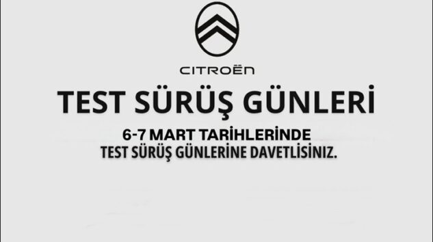 AYSA CITROEN TEST SÜRÜŞ GÜNLERİNE DAVETLİSİNİZ