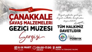 ÇANAKKALE ESERLERİ 6-14 MART’TA AKM’DE SERGİLENECEK