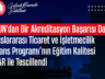 KALİTE ODAKLI EĞİTİM AKREDİTASYONLARLA TAÇLANDIRILIYOR