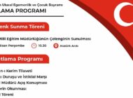 23 NİSAN PROGRAMLARI AÇIKLANDI