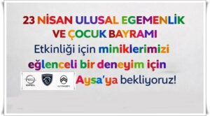 AYSA’DAN 23 NİSAN COŞKUSUNA DAVET