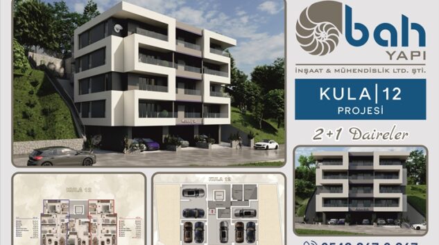 BAH YAPI’DAN YENİ PROJE: KULA 12’DE 2+1 DAİRELER