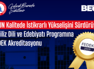 BEUN’DEN YENİ BİR ULUSAL BAŞARI DAHA!..