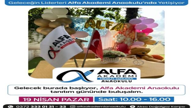 ALFA AKADEMİ ANAOKULU’NDAN TANITIM GÜNÜ