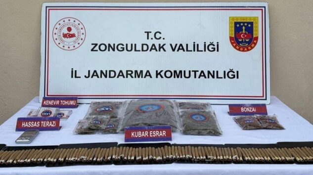 ÇAYCUMA’DA UYUŞTURUCU OPERASYONU: 2 TUTUKLU