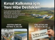 YÜZDE 70’E VARAN KIRSAL HİBE DESTEKLERİ ANLATILACAK