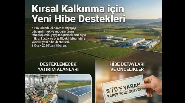 YÜZDE 70’E VARAN KIRSAL HİBE DESTEKLERİ ANLATILACAK