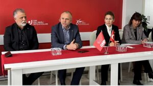 TSO BAŞKANI KELEŞ VE HEYETİNDEN CHP’YE ZİYARET