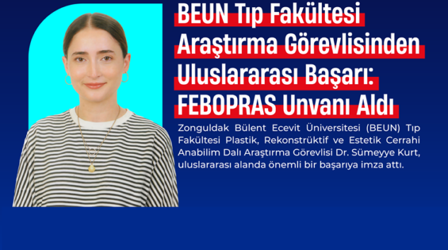 BEUN ARAŞTIRMA GÖREVLİSİ KURT’UN GURUR VEREN BAŞARISI