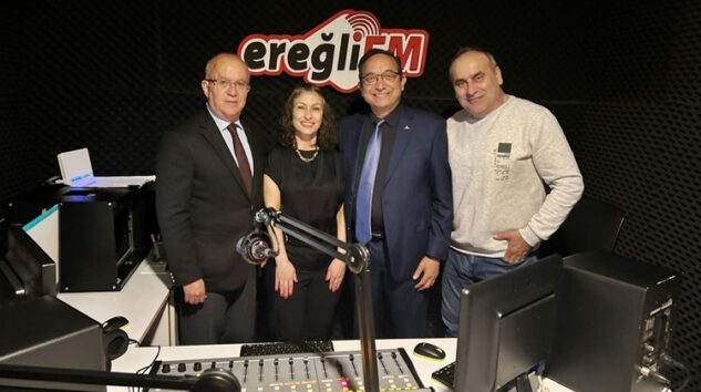 ERMED YÖNETİMİNDEN EREĞLİ FM’E KUTLAMA ZİYARETİ