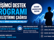 KOSGEB’DEN GİRİŞİMCİLERE 2 MİLYON TL’YE KADAR DESTEK