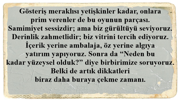 TUGAY YAZGAN YAZDI : AH ŞU İKİRCİKLİ HALLERİMİZ!