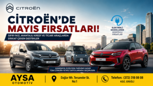 CİTROËN AYSA’DA DİKKAT ÇEKEN AVANTAJLAR!