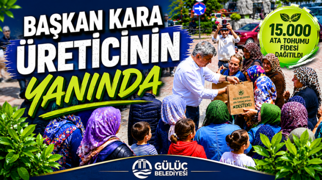 ATA TOHUMLARI GÜLÜÇ HALKIYLA BULUŞTU