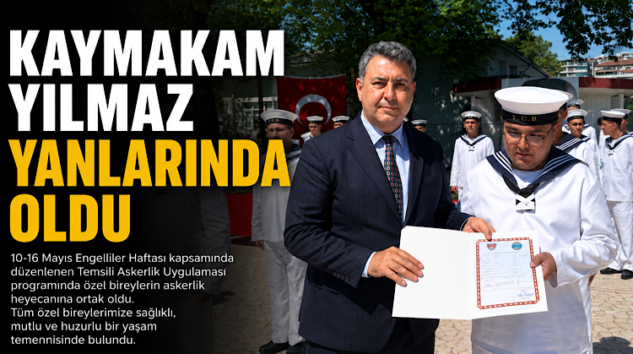 ÖZEL BİREYLER ASKERLİK HEYECANINI YAŞADI!