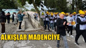 EDİRNE’DE ‘İŞTE MADENCİ İŞTE ZONGULDAK’ SLOGANLARI