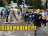 EDİRNE’DE ‘İŞTE MADENCİ İŞTE ZONGULDAK’ SLOGANLARI