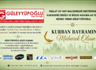 GÜLEYYÜPOĞLU KURBAN BAYRAMINI KUTLADI