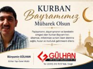 GÜLHAN YAPI: “KURBAN BAYRAMIMIZ MÜBAREK OLSUN”