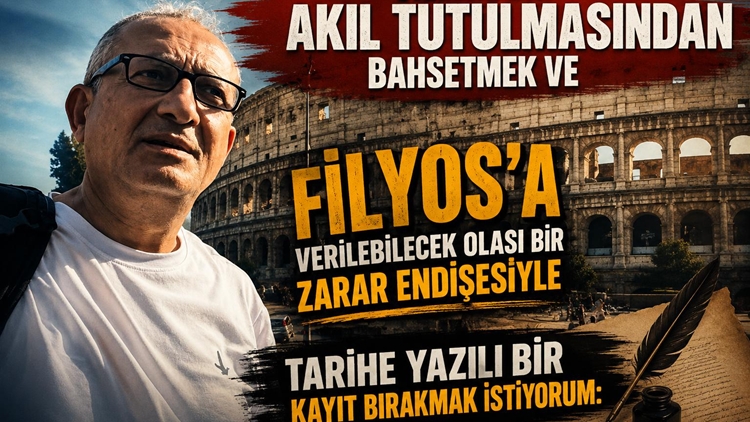 KADİR UZUN FİLYOS ANTİK KENTİ DUYARLILIĞINI YAZDI!