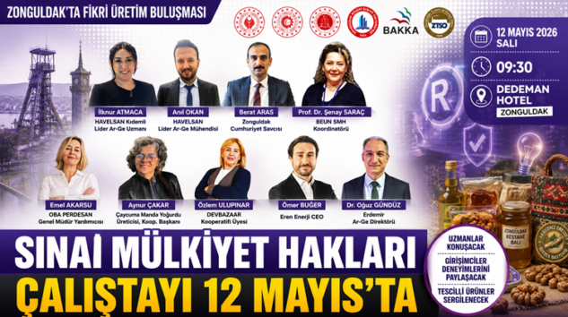 ZONGULDAK’TA SINAİ MÜLKİYET HAKLARI MASAYA YATIRILACAK