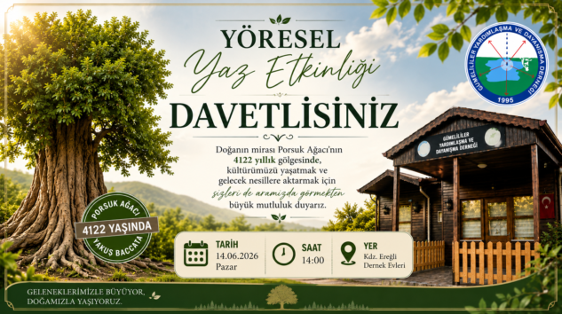 GÜMELİLER DERNEĞİ YAZ ETKİNLİĞİ DÜZENLİYOR