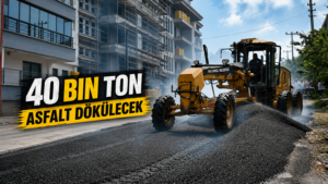 BELEDİYE SICAK ASFALT ÇALIŞMALARINA BAŞLADI