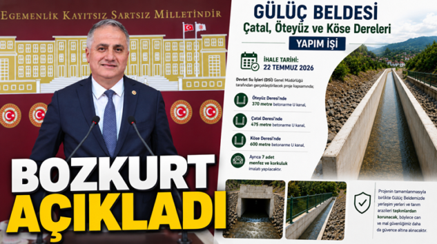 GÜLÜÇ’TE TAŞKIN RİSKİNİ AZALTACAK PROJE İHALE AŞAMASINDA