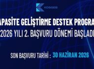 ÜRETEN KOBİ’LERE YENİ DESTEK PROGRAMI AÇIKLANDI