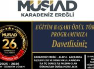 MÜSİAD’DAN EĞİTİM BAŞARI ÖDÜL TÖRENİNE DAVET