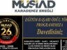 MÜSİAD’DAN EĞİTİM BAŞARI ÖDÜL TÖRENİNE DAVET