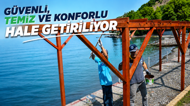 EREĞLİ BELEDİYESİ PLAJLARI YENİ SEZONA HAZIRLIYOR