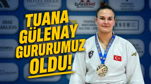 BEUN’LU MİLLÎ JUDOCU GÜLENAY’DAN AVRUPA’DA ALTIN ZAFER