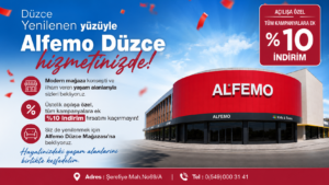 TİMTEK’TEN DÜZCE’YE YENİLENEN ALFEMO MAĞAZASI