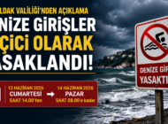 OLUMSUZ HAVA VE DENİZ KOŞULLARI YASAK GETİRDİ!