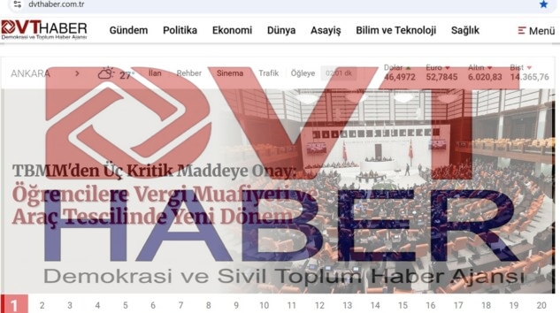 DVT HABER AJANSI YAYIN HAYATINA BAŞLADI