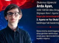 ERFEN’Lİ ARDA AYAN’DAN TÜBİTAK’TA ÖNEMLİ BAŞARI!