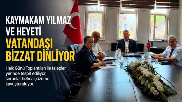 KDZ. EREĞLİ’DE DEVLET-VATANDAŞ İLETİŞİMİ SÜRÜYOR