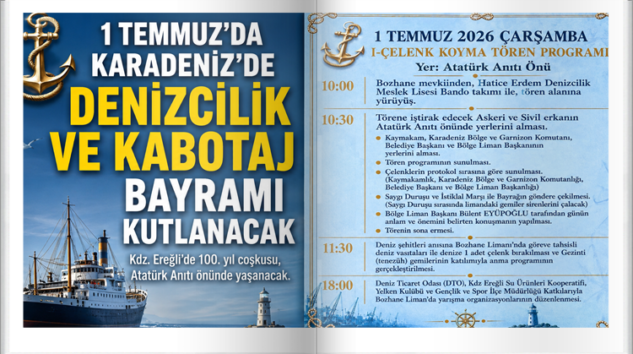 DENİZCİLİK VE KABOTAJ BAYRAMI ETKİNLİKLERİ…