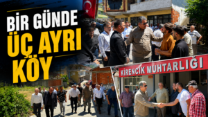 KAYMAKAM YILMAZ, KÖYLÜLERİN TALEPLERİNİ YERİNDE DİNLİYOR