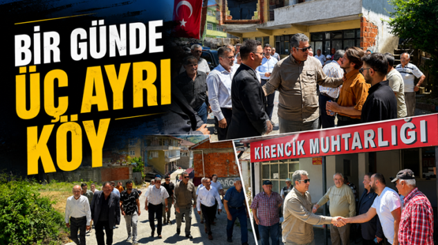KAYMAKAM YILMAZ, KÖYLÜLERİN TALEPLERİNİ YERİNDE DİNLİYOR