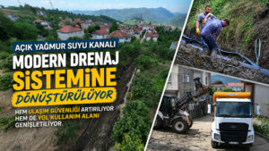 BELEDİYE, ÖREN YOLUNU GÜVENLİ VE KONFORLU HALE GETİRİYOR