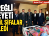 SAADET ORUÇ’A GEÇMİŞ OLSUN ZİYARETLERİ SÜRÜYOR