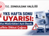 HUZUR, GÜVEN VE BAŞARI DİLEKLERİMİZLE…